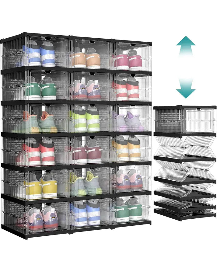 Pack of Foldable Shoe Boxes