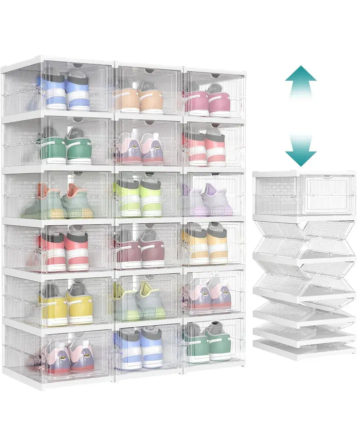 Pack of Foldable Shoe Boxes