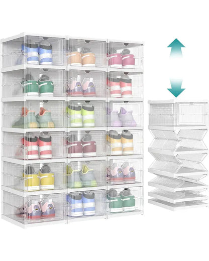Pack of Foldable Shoe Boxes